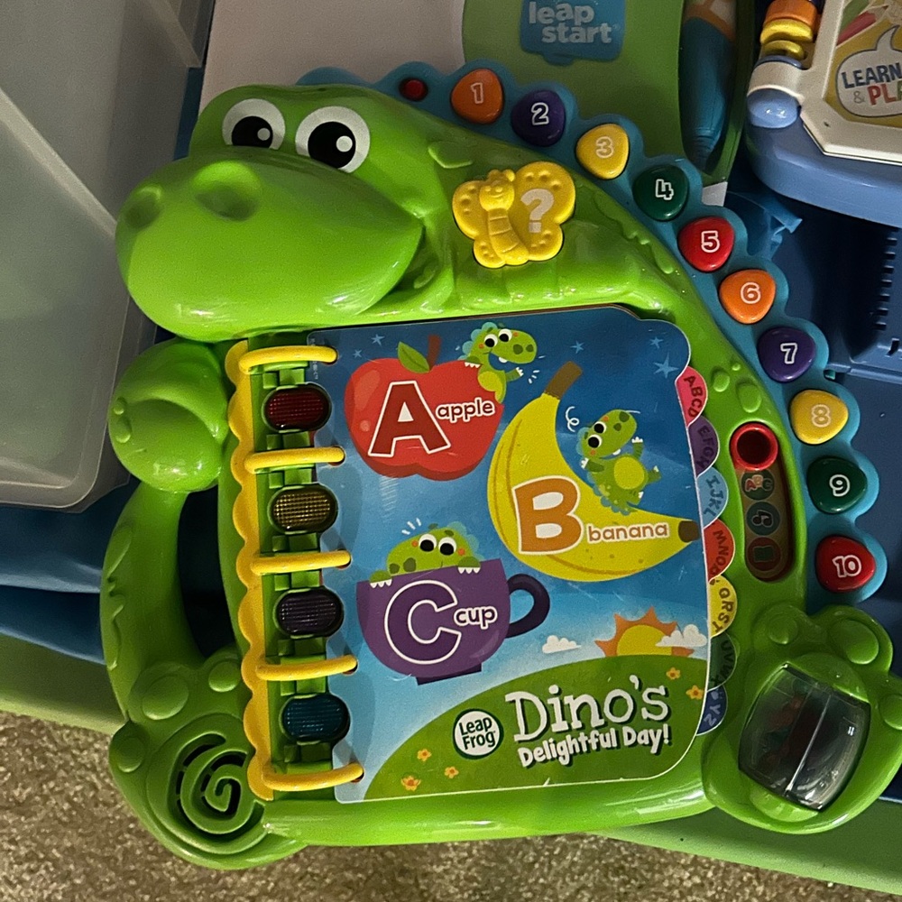 Dino's Delightful Day Alphabet Book leapfrog